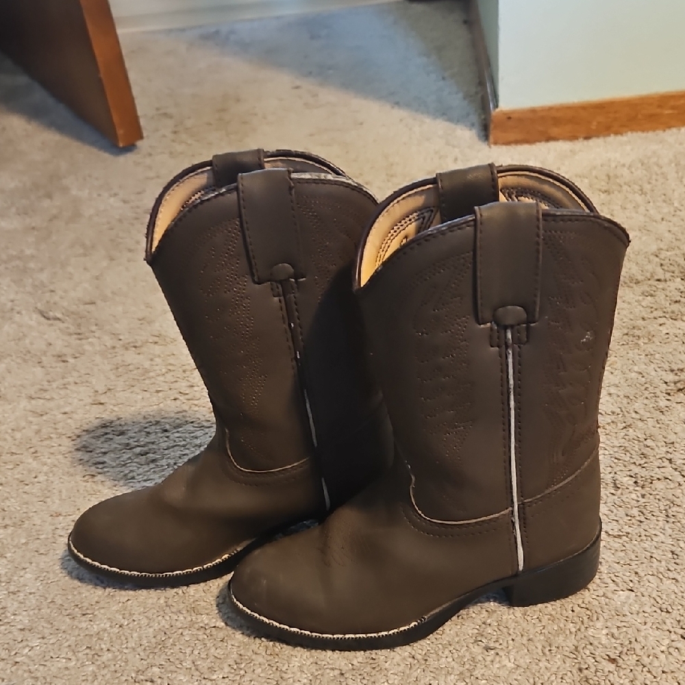 Durango Kids Dark Brown Western Boots